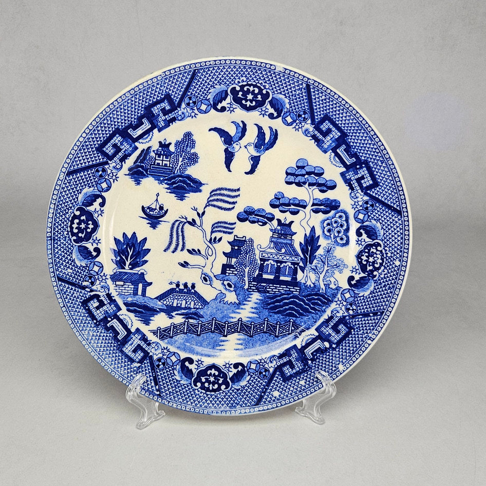 Occupied Japan Blue and White Chinoiserie Plate