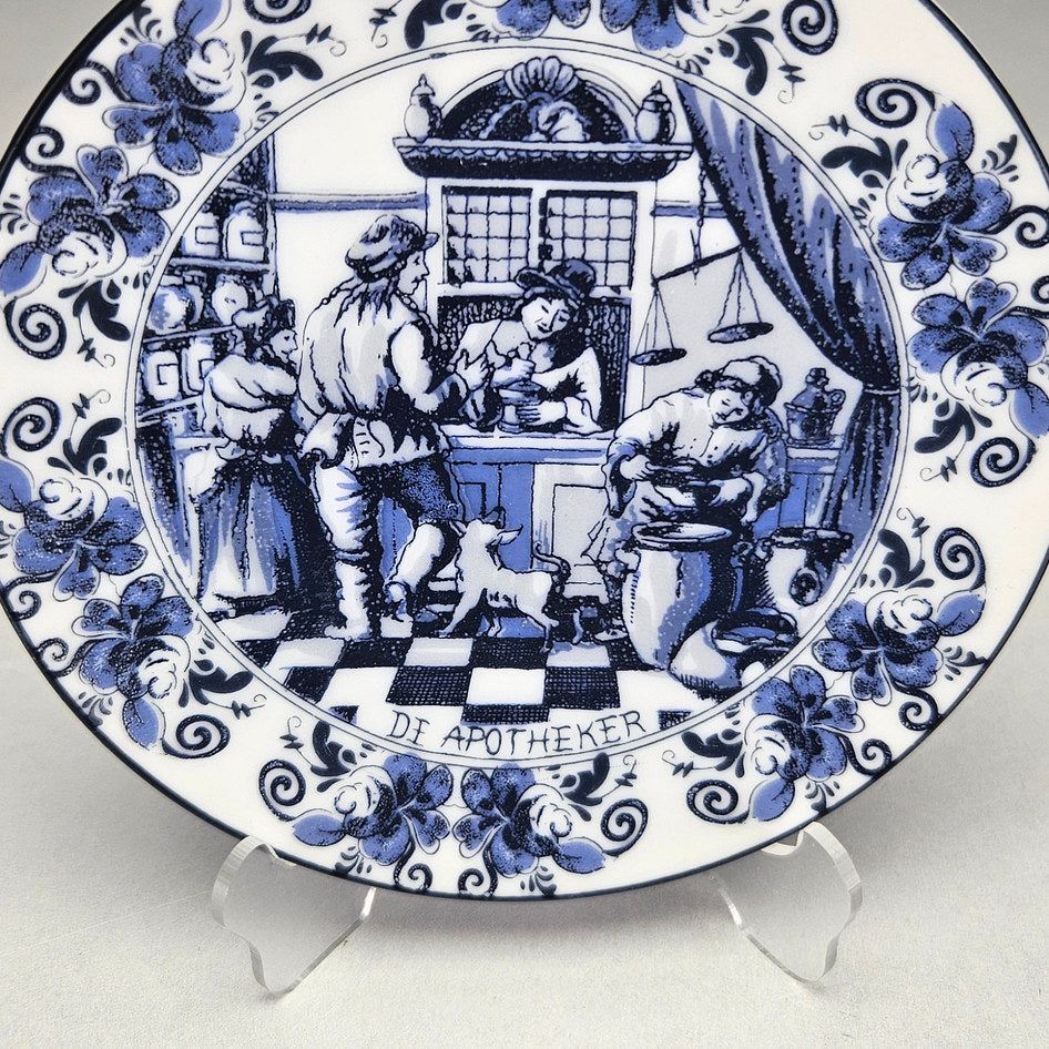 Oude Molen Fabriek De Apotheker Delft Blue Small Plate, product view 3
