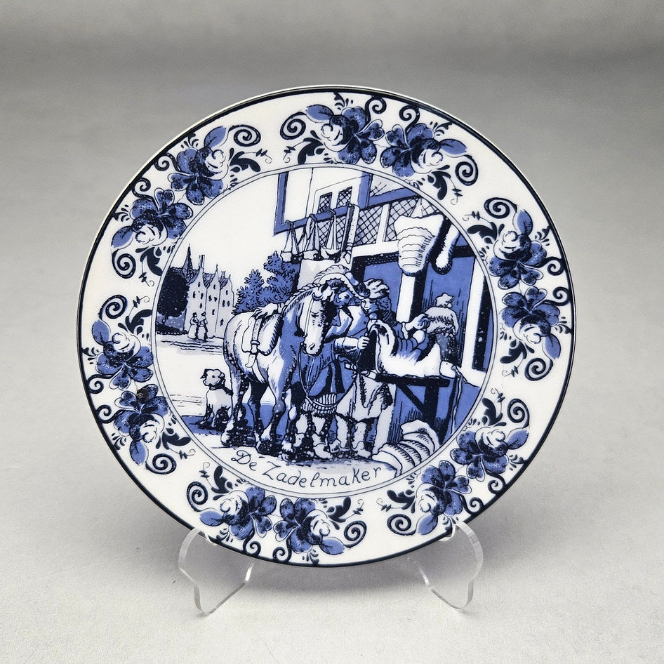 Oude Molen Fabriek De Zadelmaker Delft Blue Small Plate, product view 1
