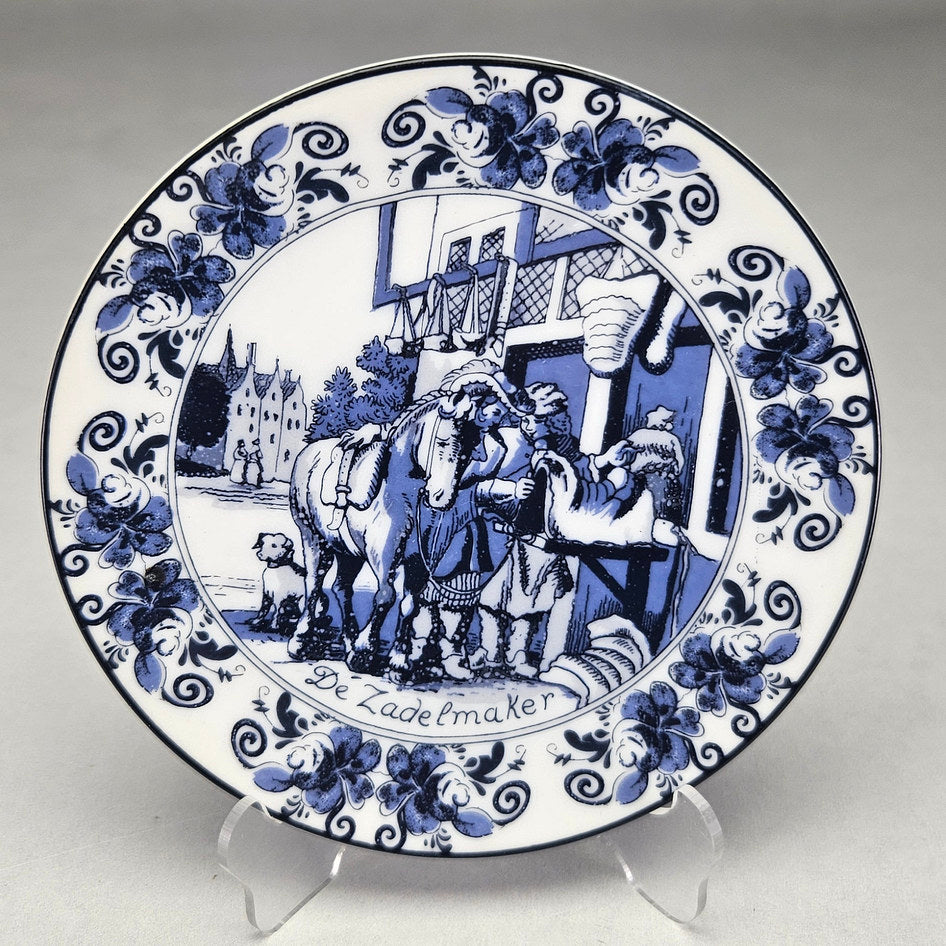 Oude Molen Fabriek De Zadelmaker Delft Blue Small Plate, product view 2