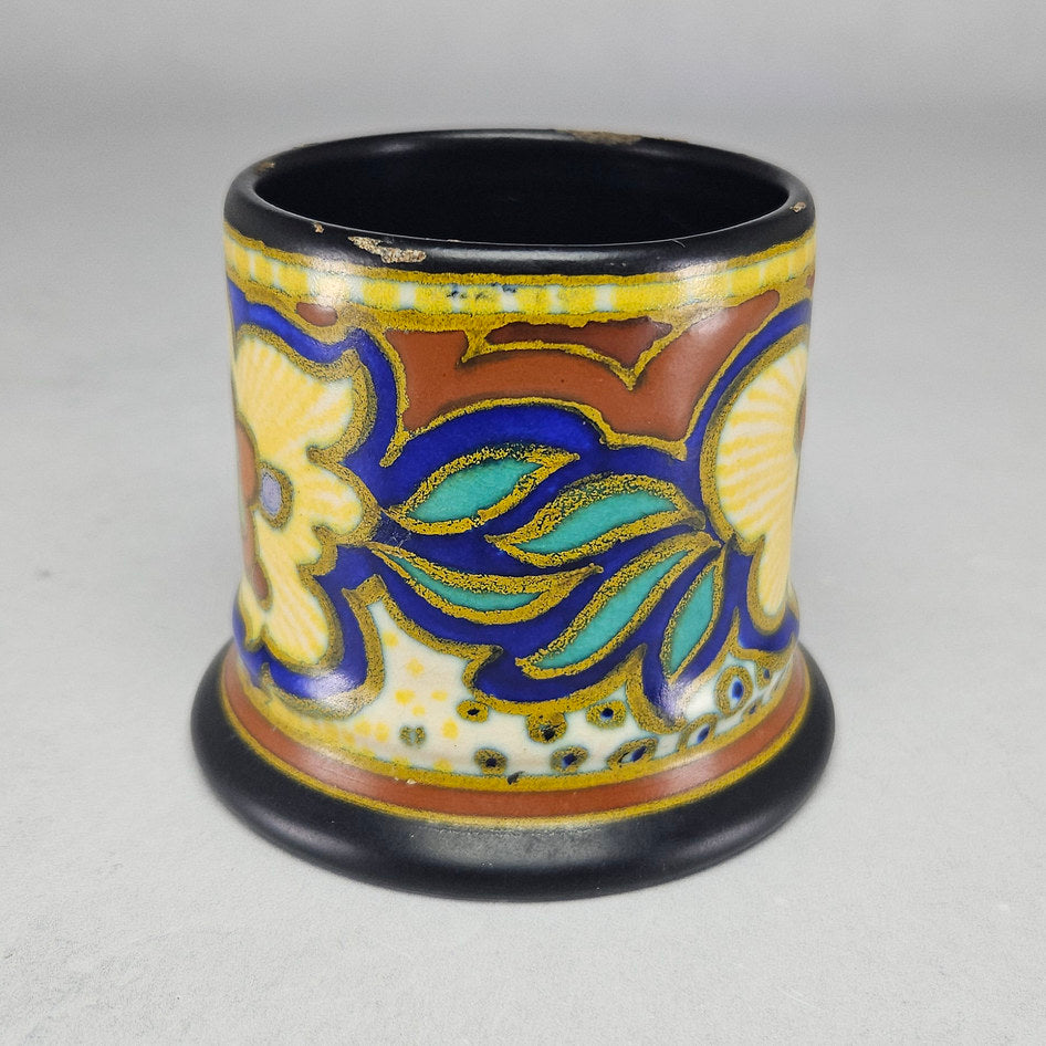 PZH Plazuid Gouda Aurora 198 Polychrome Floral Ceramic Cachepot