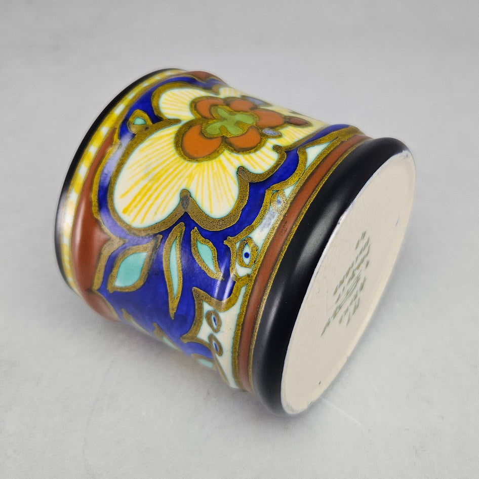 PZH Plazuid Gouda Aurora Polychrome Floral Ceramic Cachepot