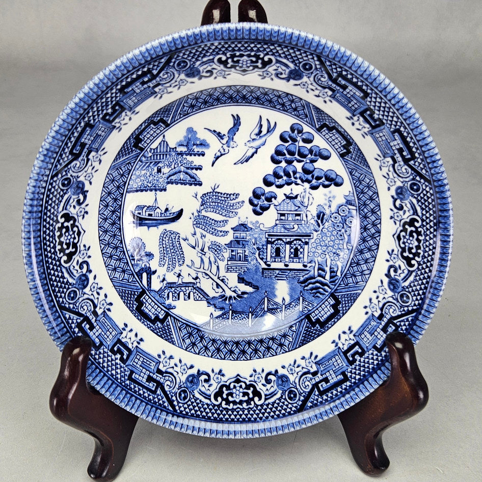 Queen’s by Churchill Blue Willow English Small Bowl, view 2