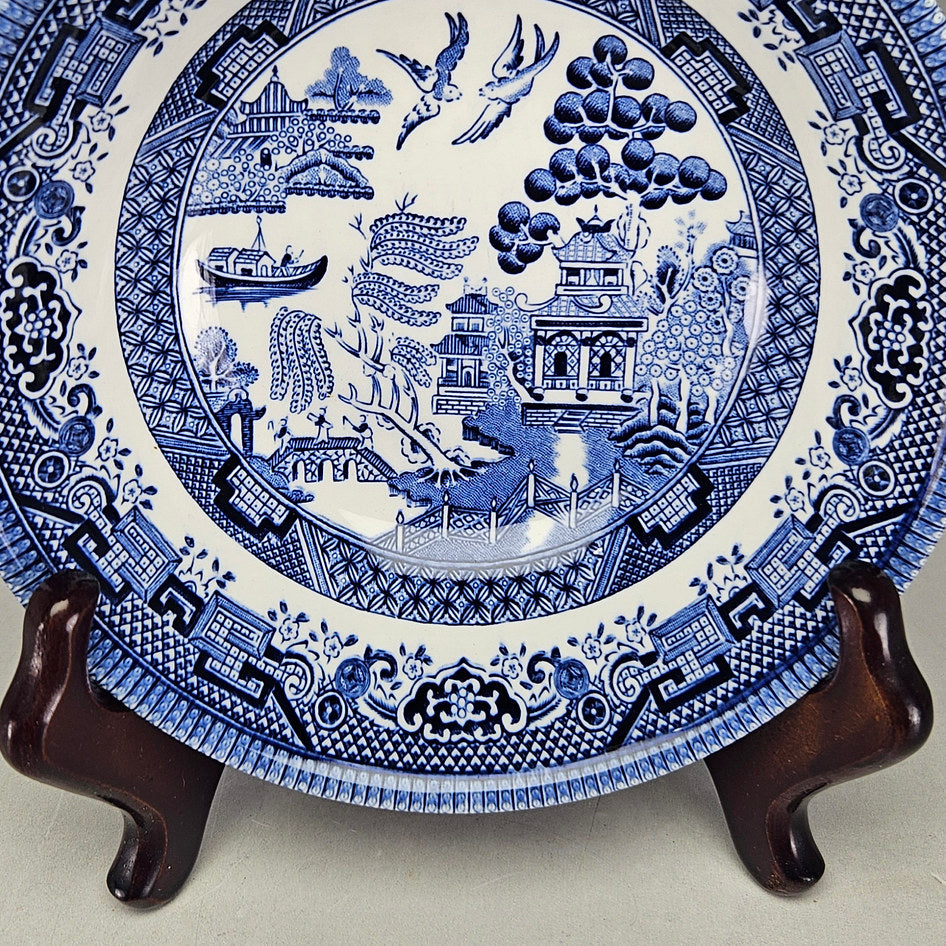 Queen’s by Churchill Blue Willow English Small Bowl, view 3