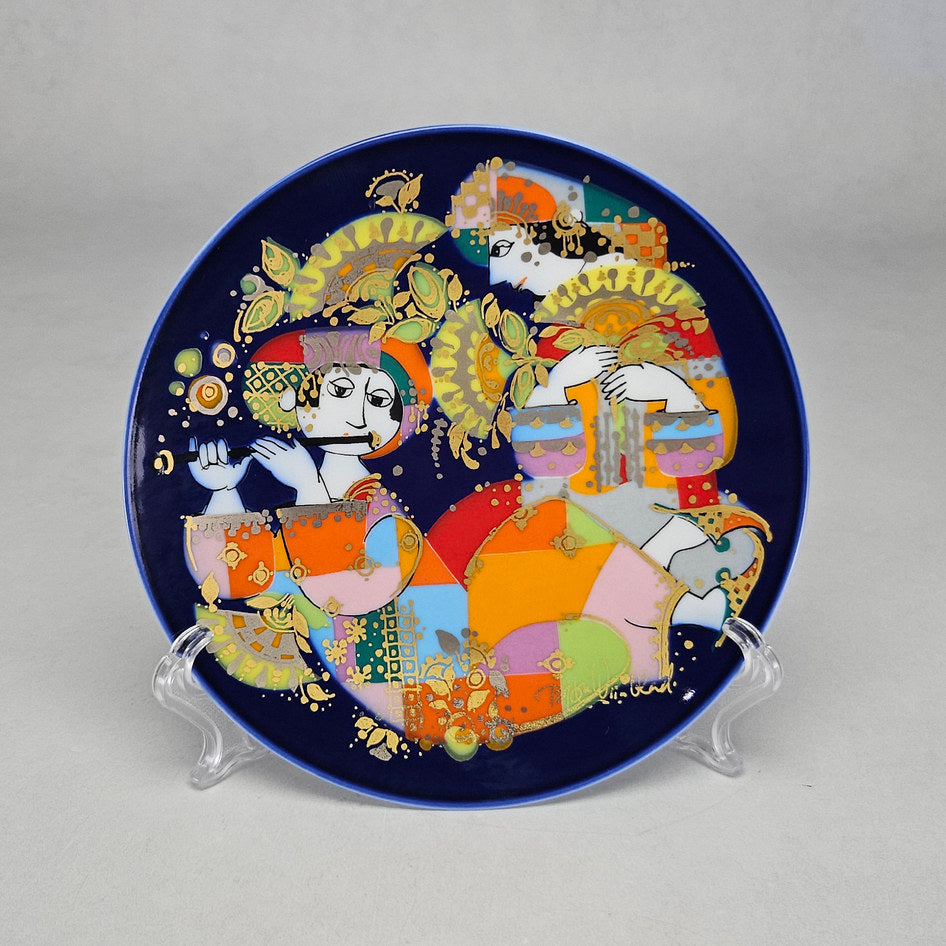 Rosenthal Bjørn Wiinblad Orientalische Nachtmusik Wall Plate