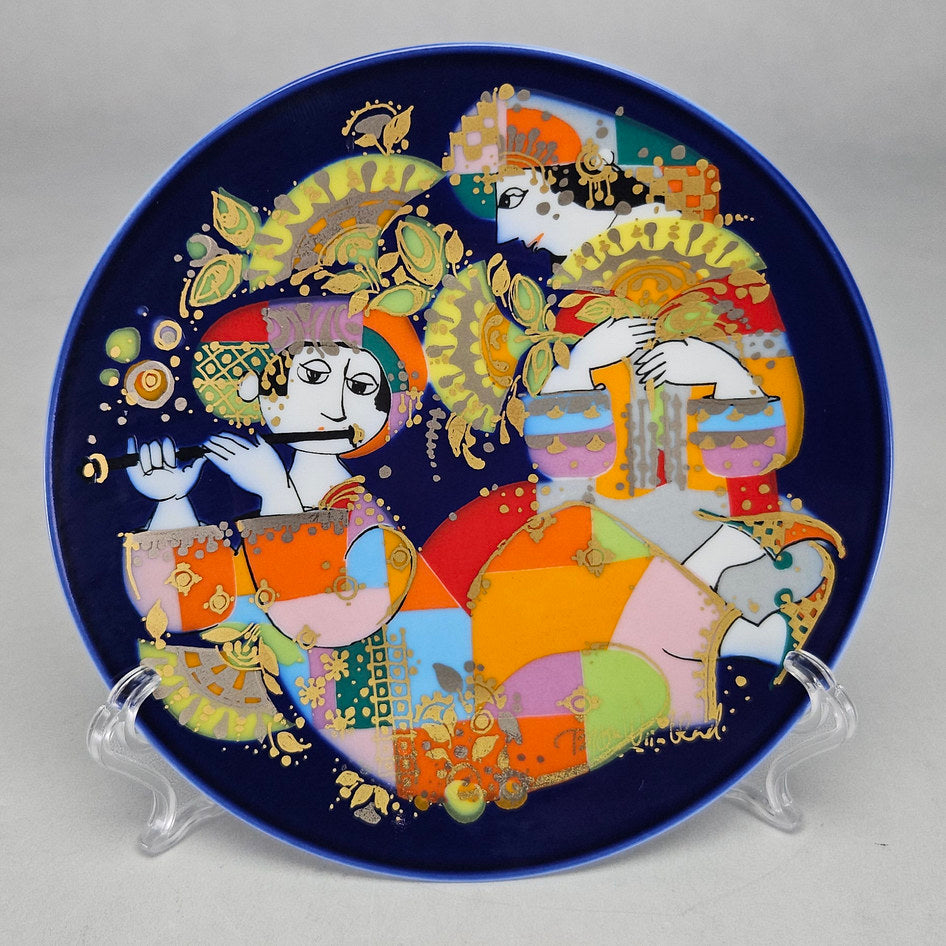 Rosenthal Bjørn Wiinblad Orientalische Nachtmusik Wall Plate