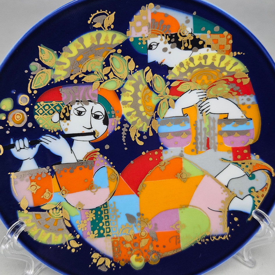 Rosenthal Bjørn Wiinblad Orientalische Nachtmusik Wall Plate