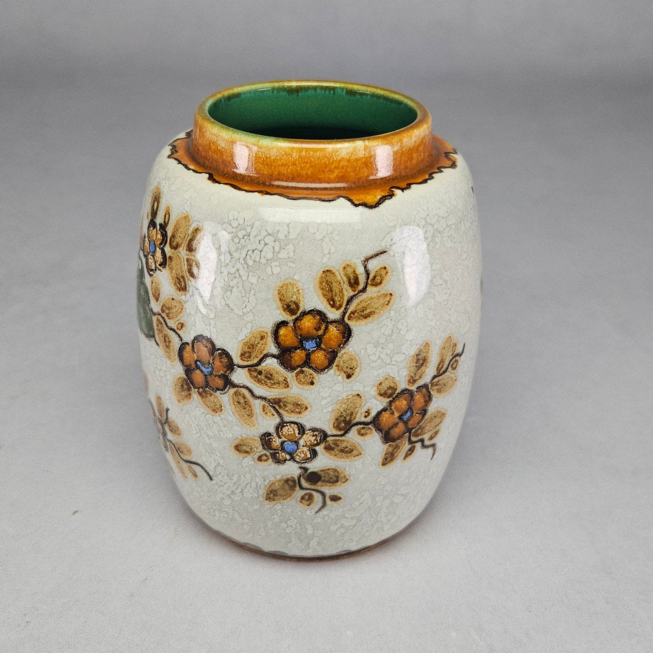 Royal Zuid-Holland PZH Gouda Amici Floral Ceramic Vase