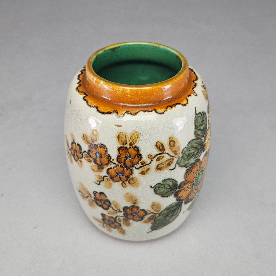 Royal Zuid-Holland PZH Gouda Amici Floral Ceramic Vase