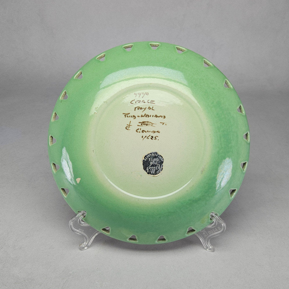 Royal Zuid-Holland PZH Gouda Grace Pierced Floral Ceramic Plate