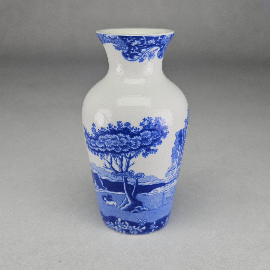 Spode Blue Italian Porcelain Vase