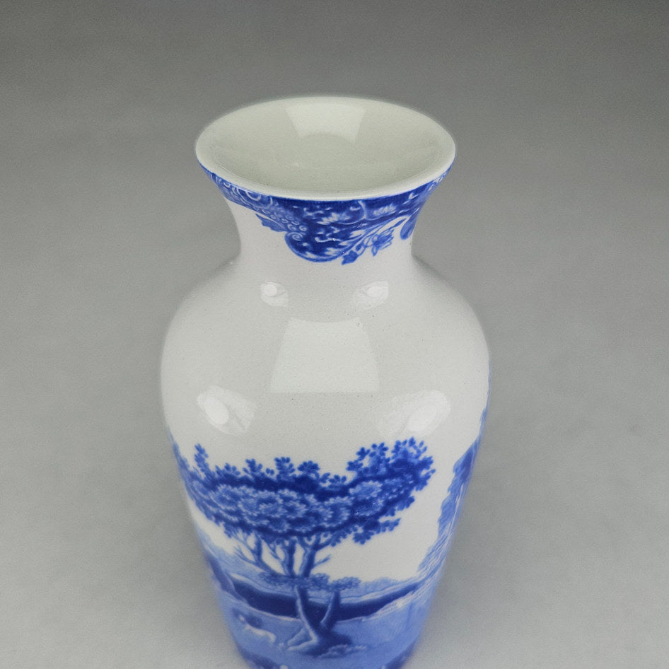 Spode Blue Italian Porcelain Vase