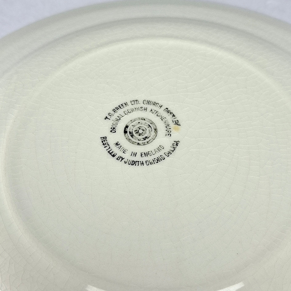 T.G. Green Original Cornish Kitchen Ware Blue and White Dinner Plate