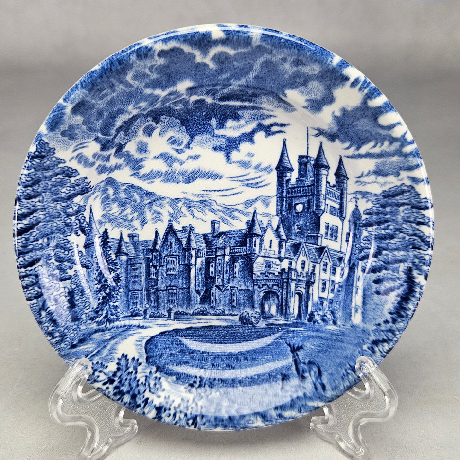 Unicorn Tableware Balmoral Castle Blue and White Small Dish, view 2