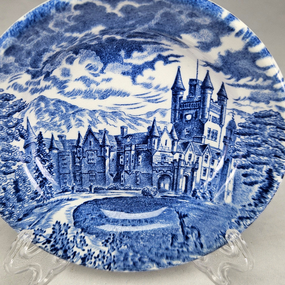 Unicorn Tableware Balmoral Castle Blue and White Small Dish, view 3