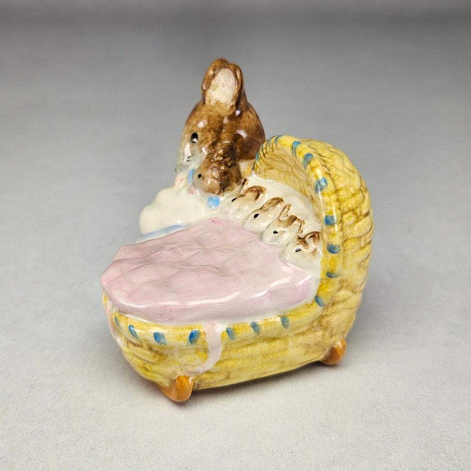Beswick Hunca Munca with Cradle figurine, ceramic product view 2
