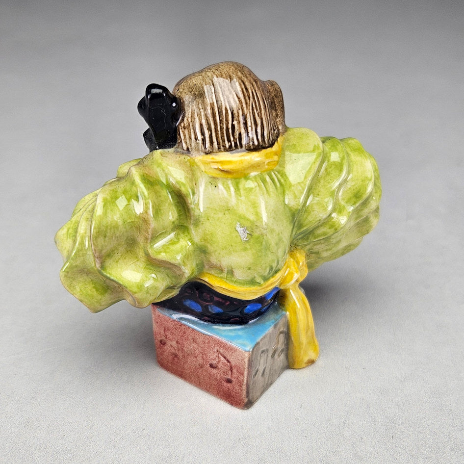 Beswick monkey playing banjo figurine, ceramic product view 3