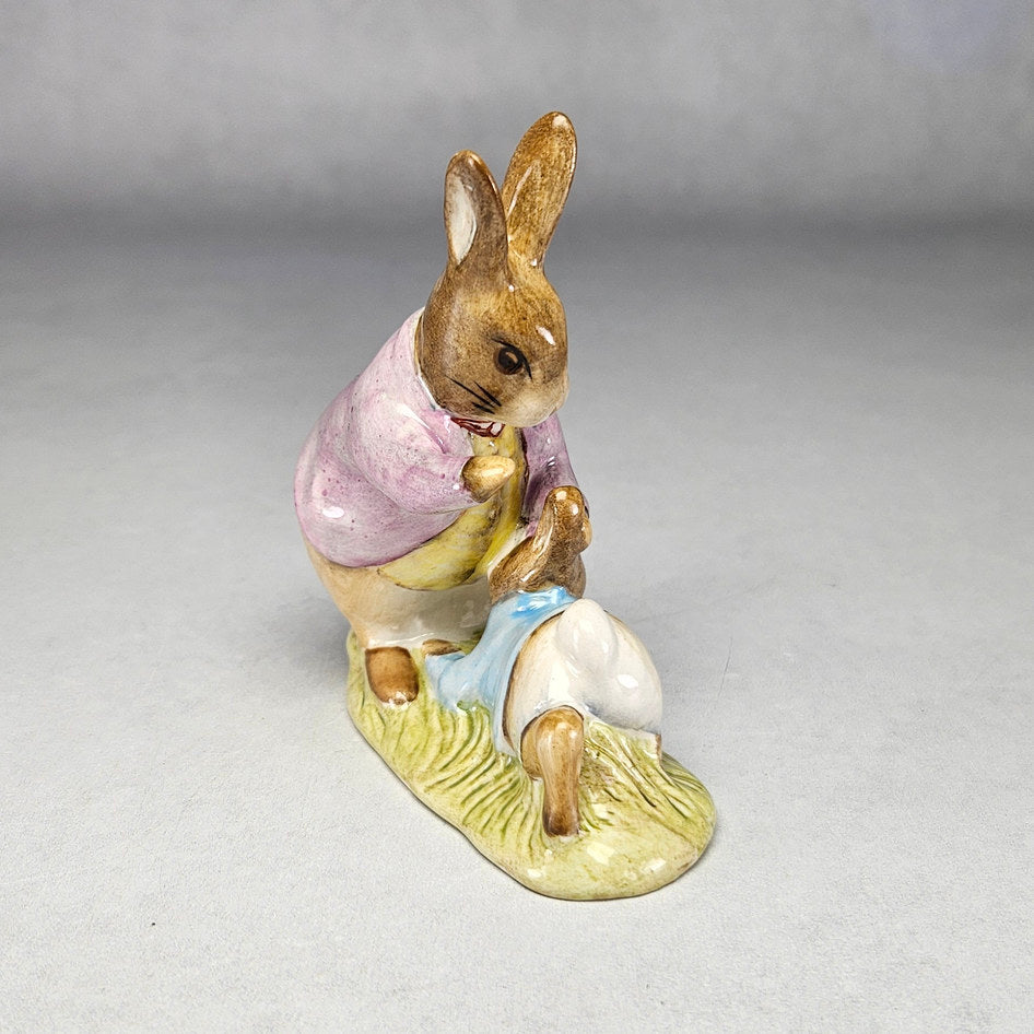 Beswick Benjamin Bunny and Peter Rabbit tableau, ceramic product view 2