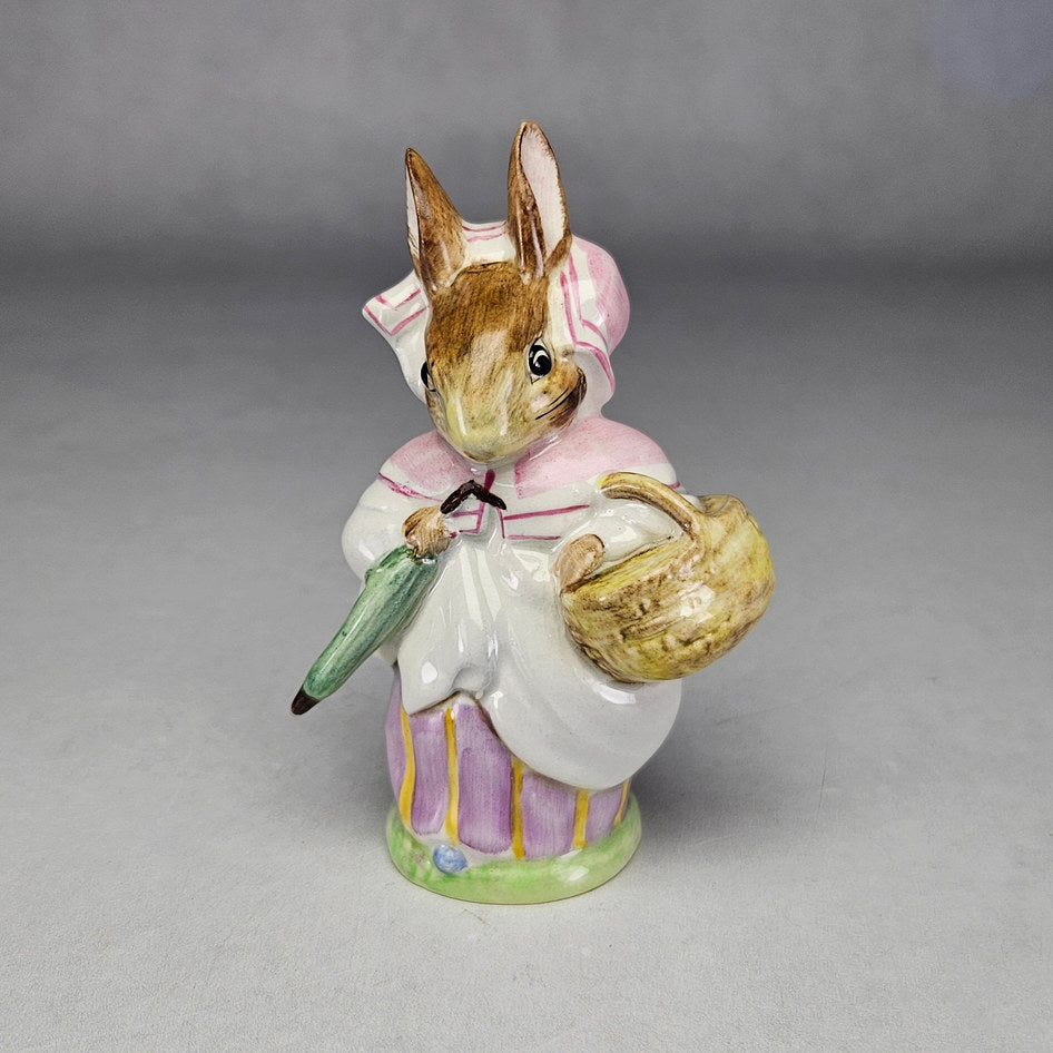 Beswick Mrs Rabbit Umbrella Out figurine, ceramic product view 1