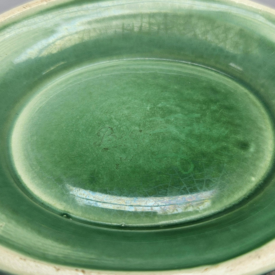 Beswick Ware footed leaf handle bowl, ceramic product view 7