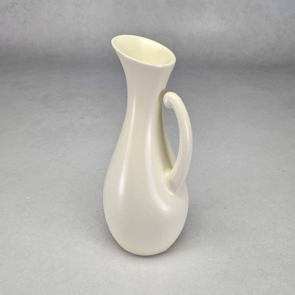 Beswick Ware ivory modernist ewer jug, ceramic product view 3