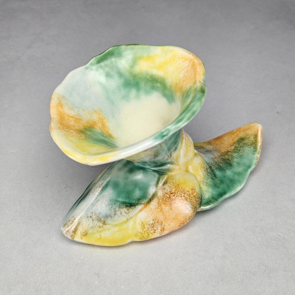Beswick Ware sculptural leaf vase, ceramic product view 4