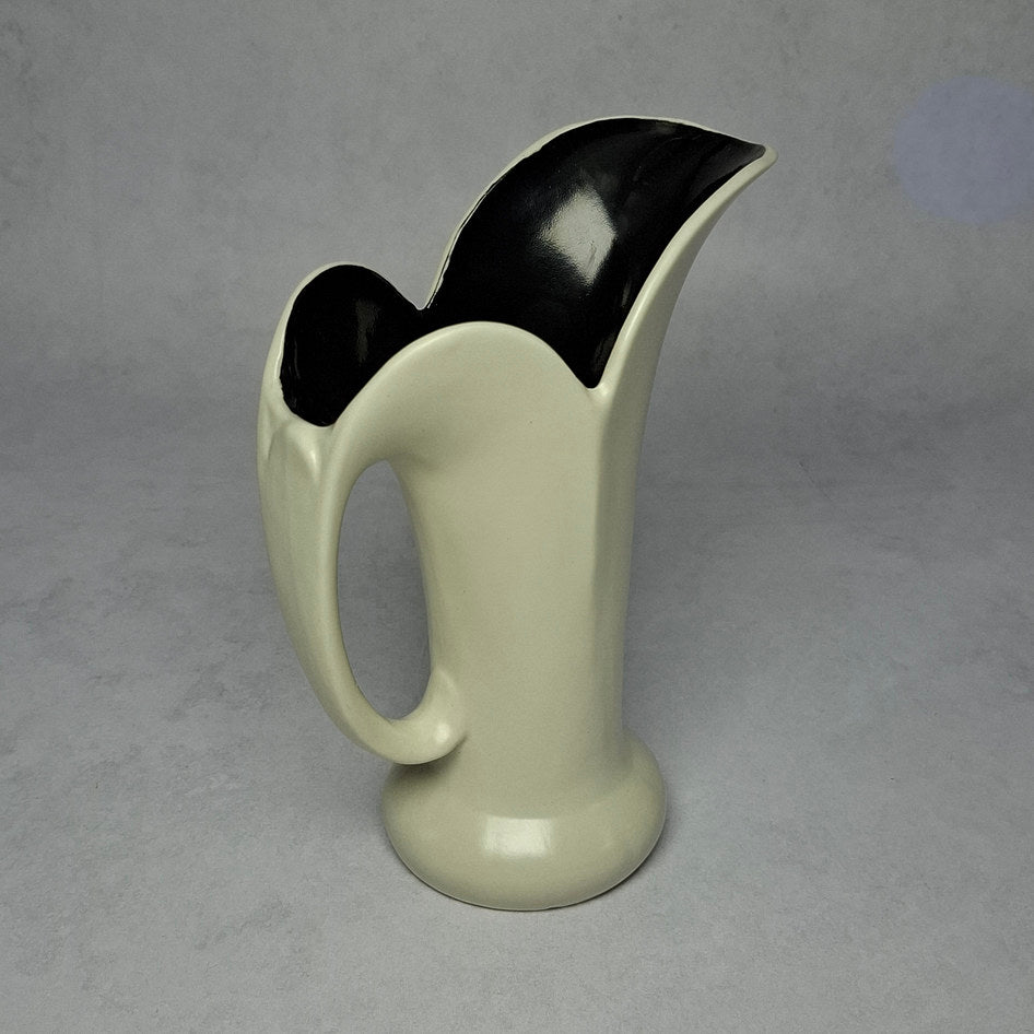 Vintage Burleigh Ware Starburst Cream and Black Ceramic Ewer – Burgess & Leigh England
