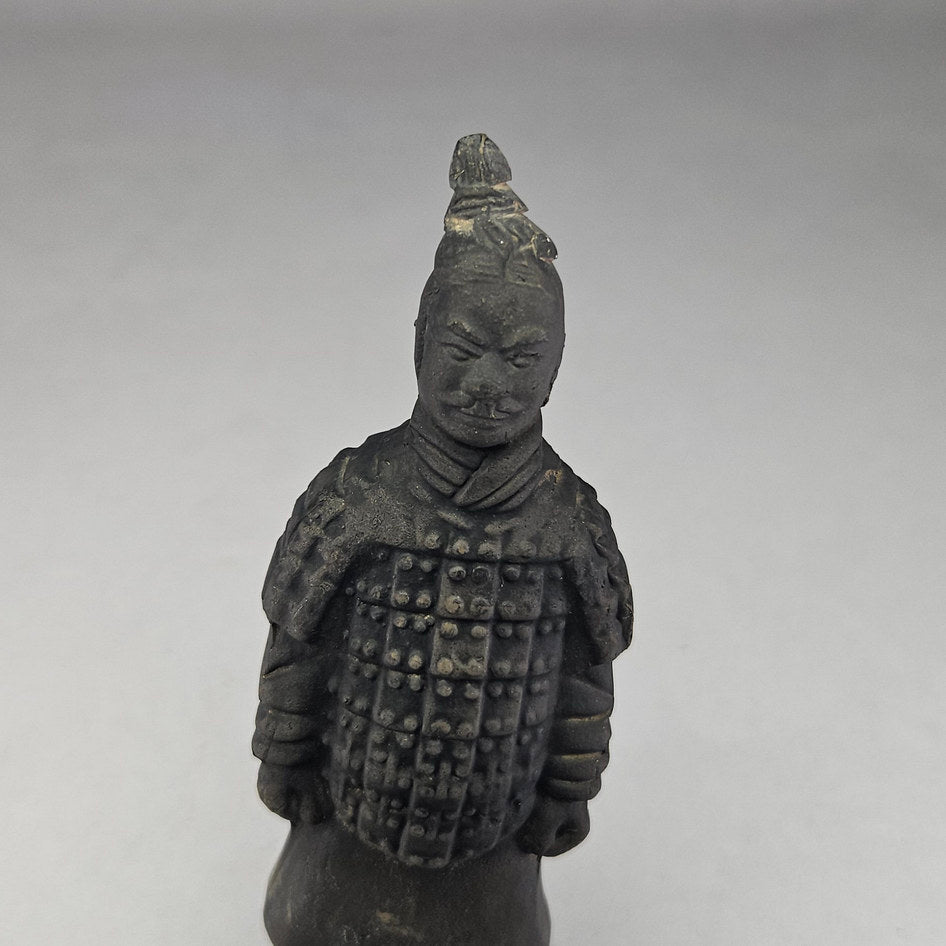 Vintage Chinese Terracotta Warrior Standing Statue