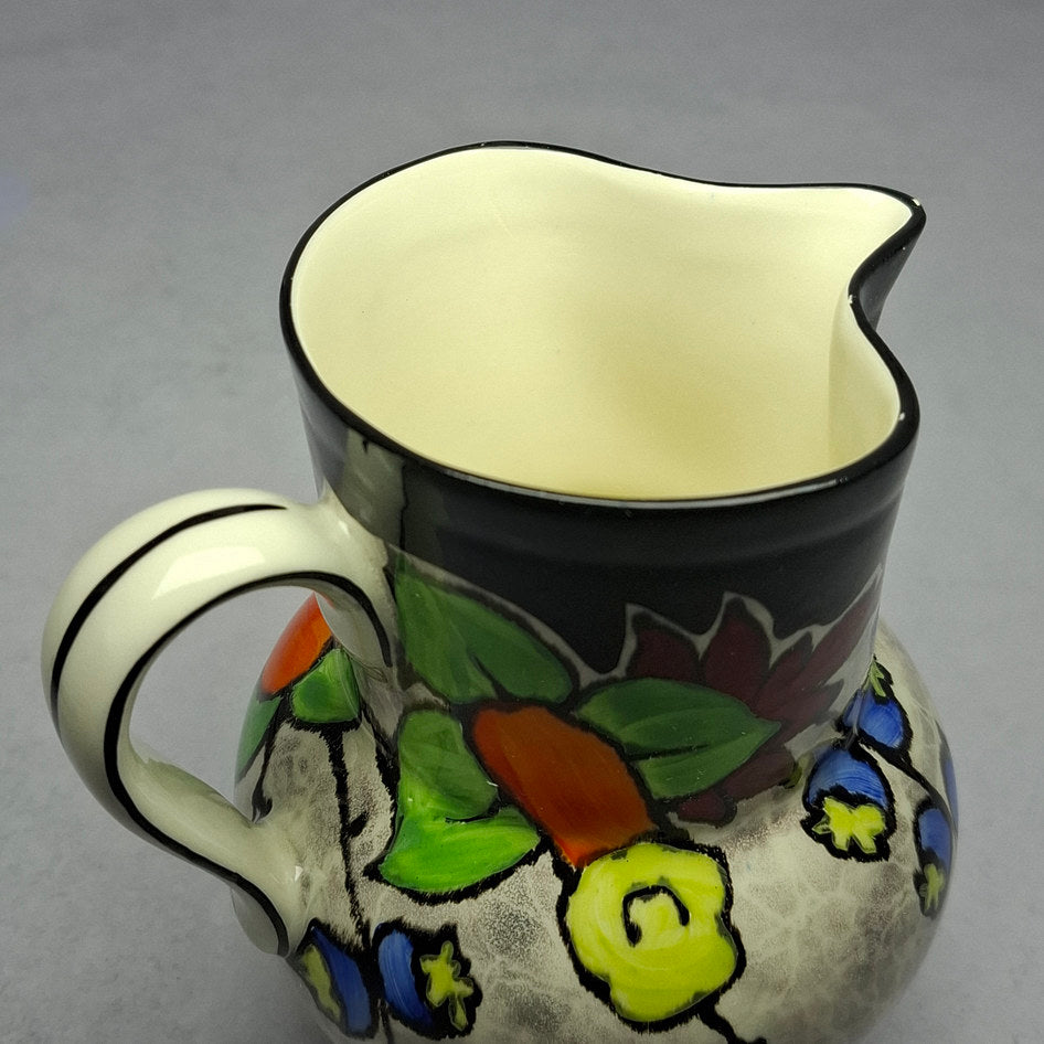 Vintage Ditmar Urbach Czechoslovakia Hand-Painted Floral Jug