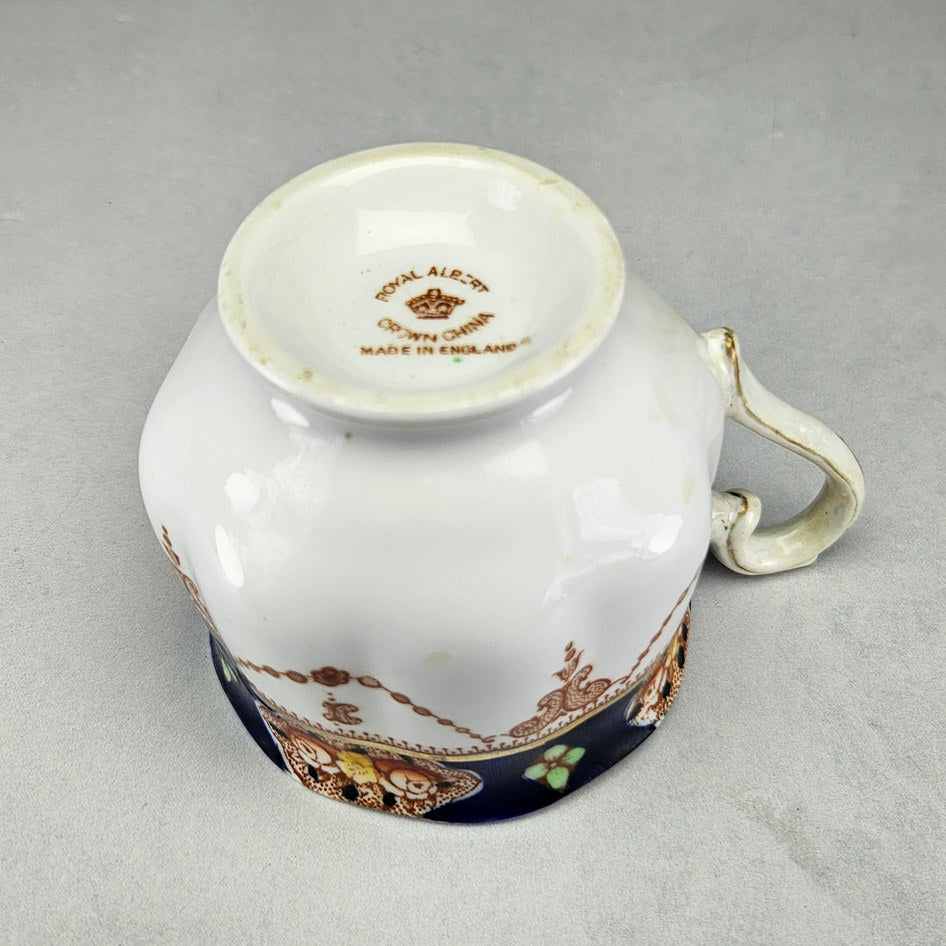 Underside of Royal Albert Crown China with printed mark