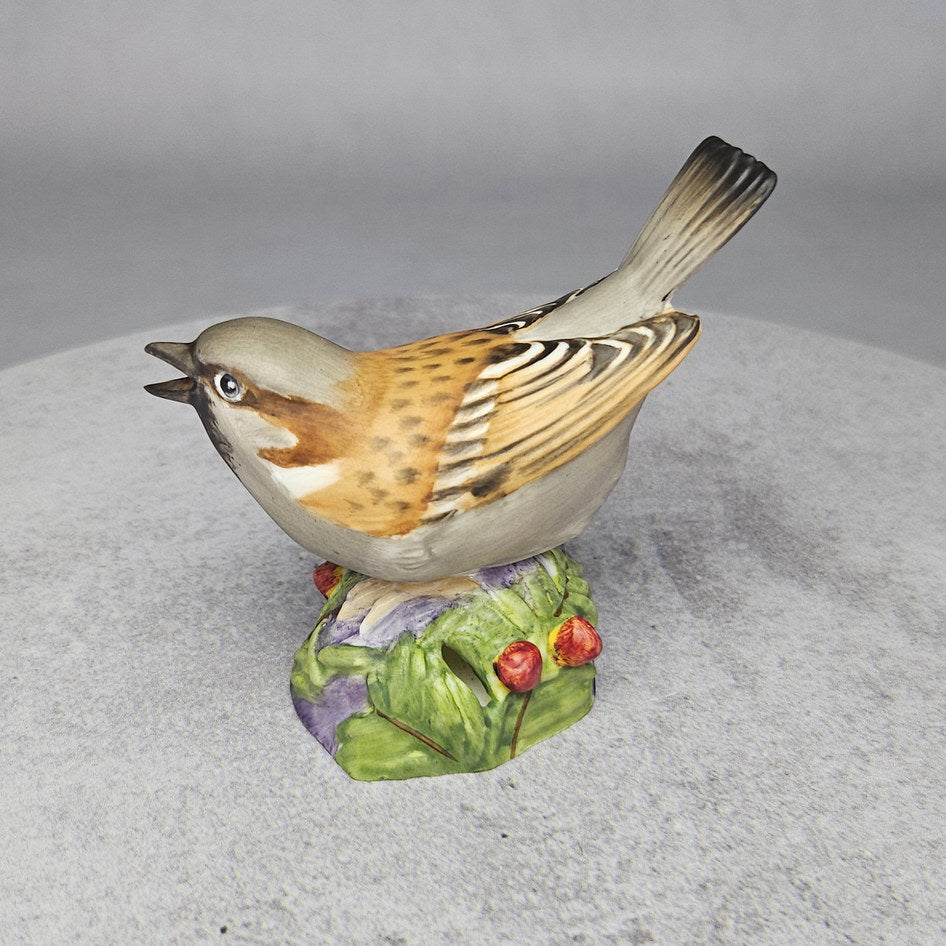 Royal Worcester sparrow figurine 3236, side angle view