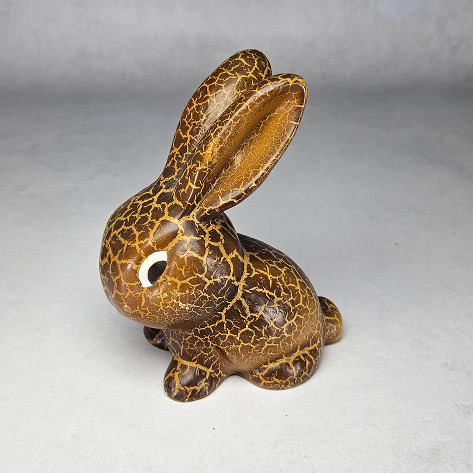 Vintage SylvaC 1065 Brown Snub-Nosed Rabbit Figurine, view 1