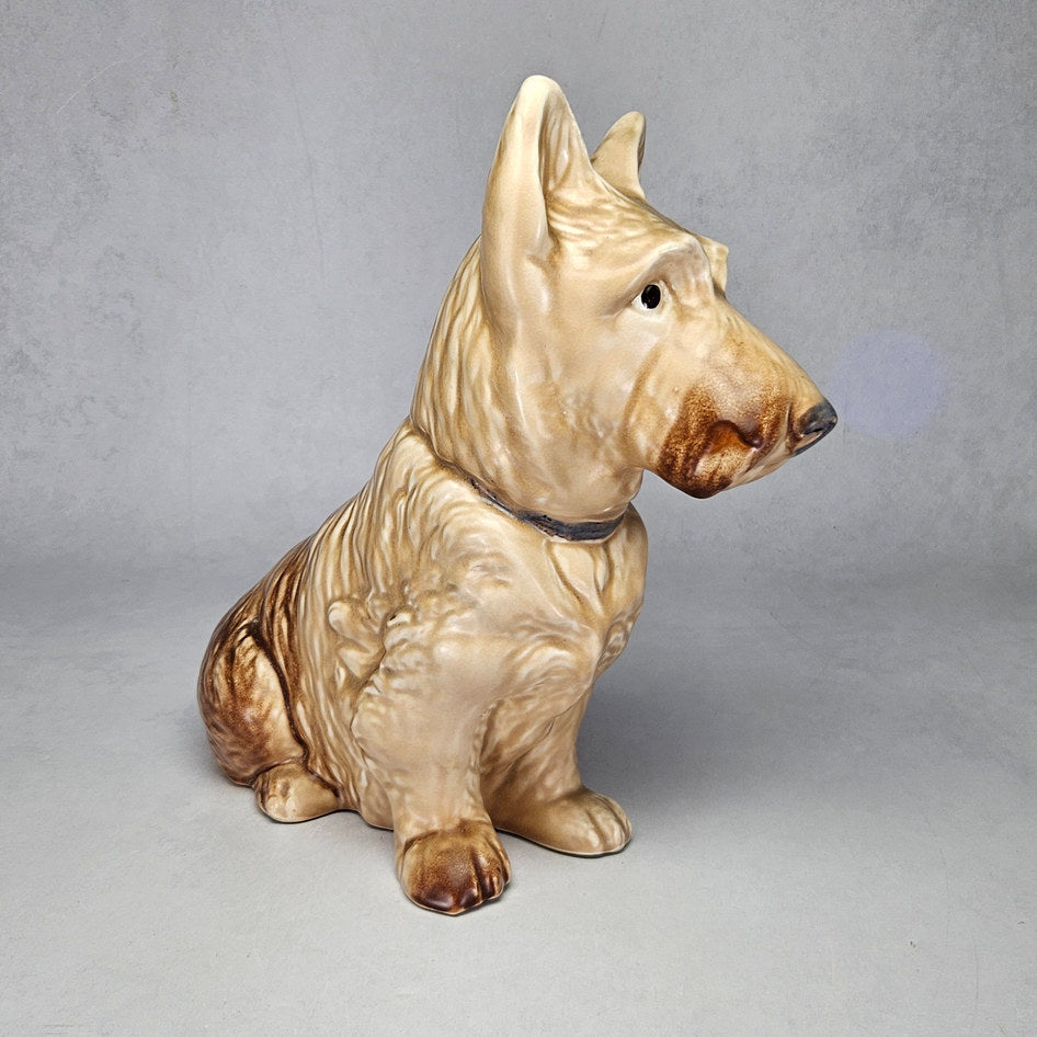 Vintage SylvaC 1209 Large Tan Scottie Dog Figurine, view 2