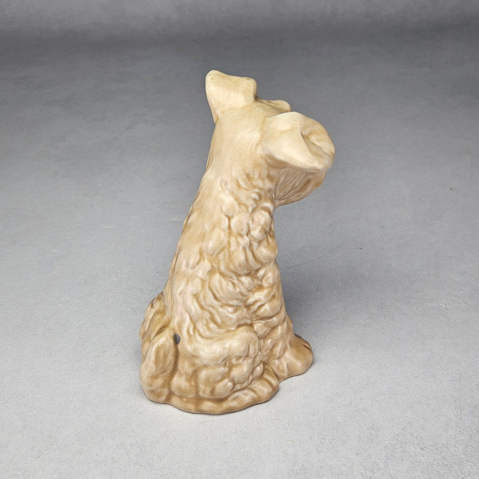 Vintage SylvaC 1378 Tan Seated Terrier Dog Figurine, view 3