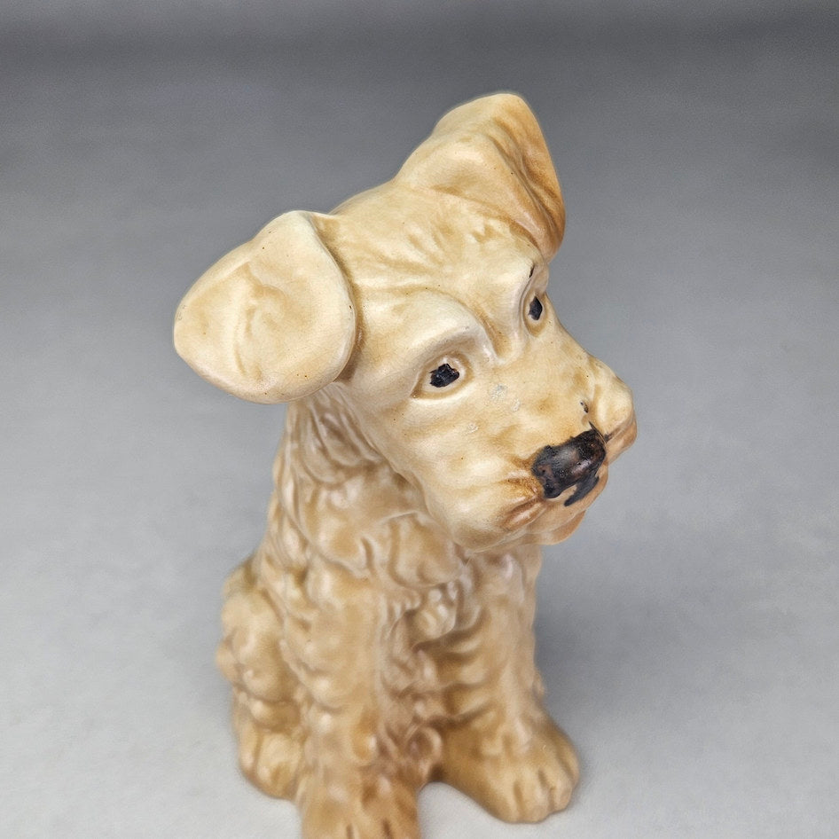 Vintage SylvaC 1378 Tan Seated Terrier Dog Figurine, view 4