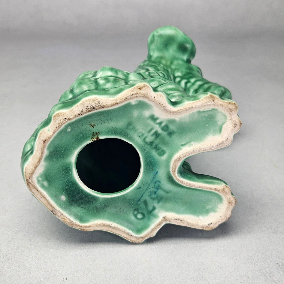 Vintage SylvaC 1379 Green Seated Terrier Dog Figurine, view 5