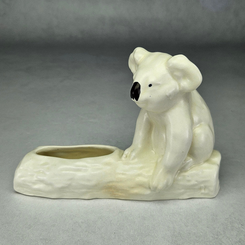 Vintage SylvaC 1390 White Koala Posy Holder, view 1