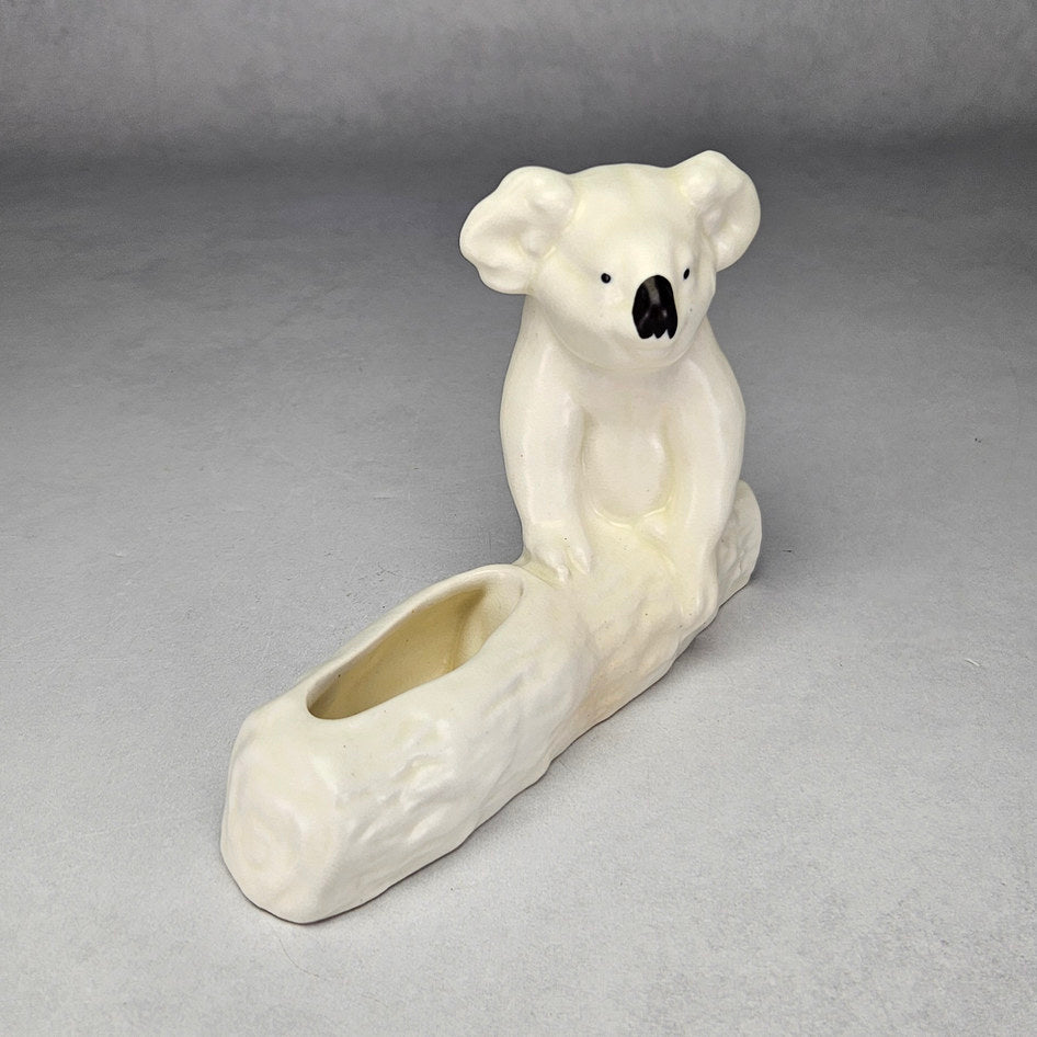 Vintage SylvaC 1390 White Koala Posy Holder, view 2