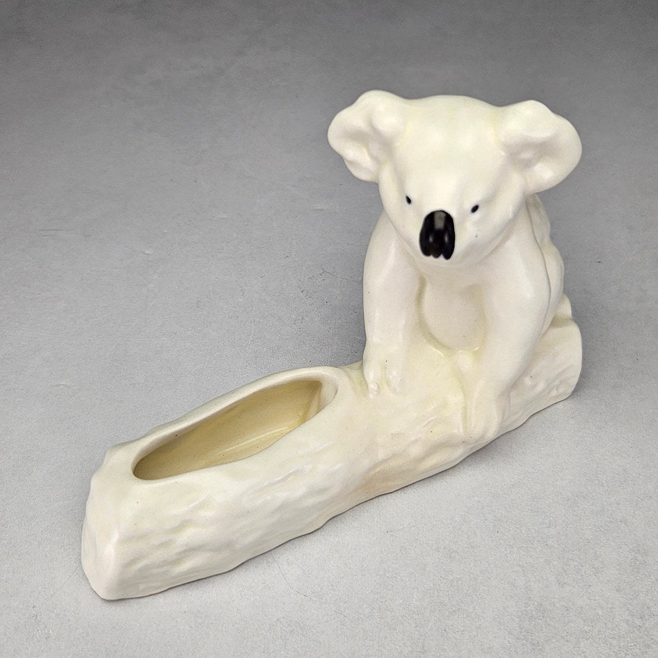 Vintage SylvaC 1390 White Koala Posy Holder, view 4