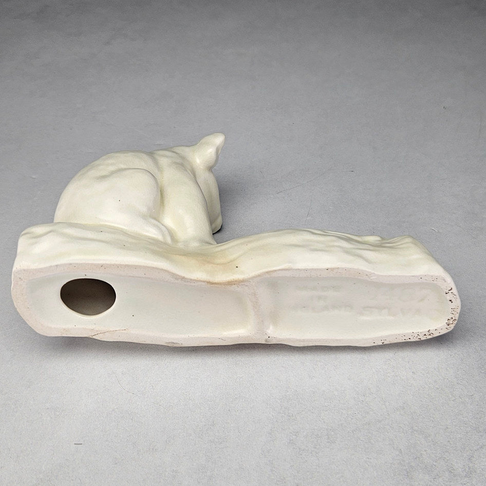 Vintage SylvaC 1390 White Koala Posy Holder, view 6