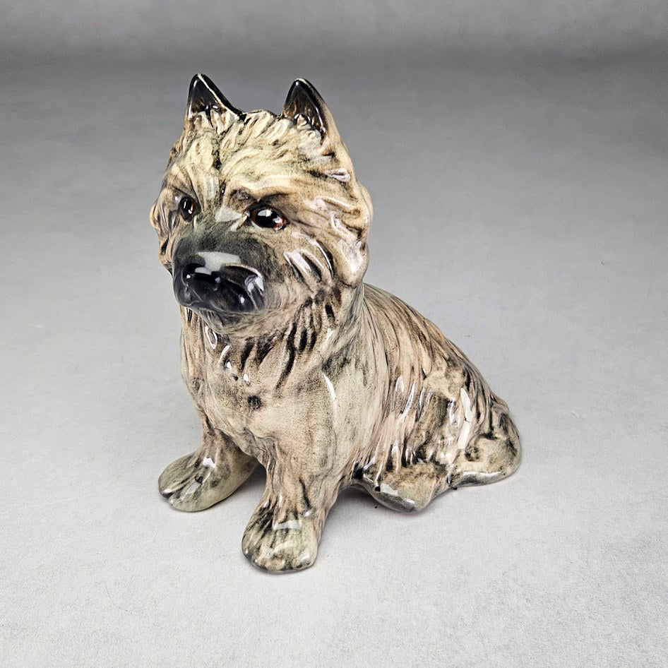 Vintage SylvaC 1414 Grey Scottie Terrier Dog Figurine, view 1