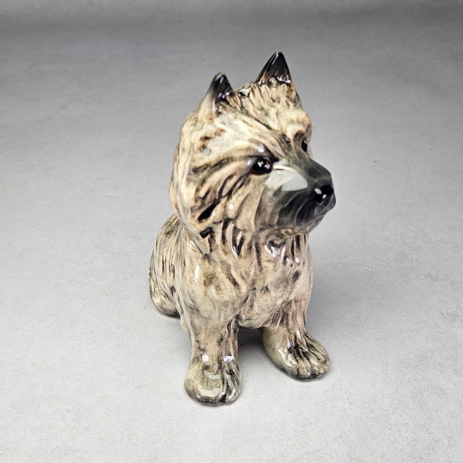 Vintage SylvaC 1414 Grey Scottie Terrier Dog Figurine, view 2