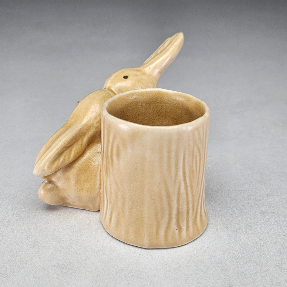 Vintage SylvaC 1590 Kissing Rabbits Match Holder, view 3