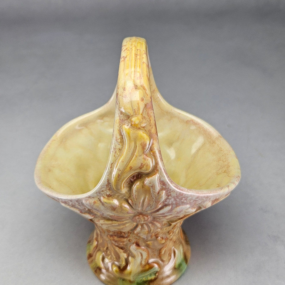 Vintage SylvaC 1780 Floral Basket Posy Vase, view 3