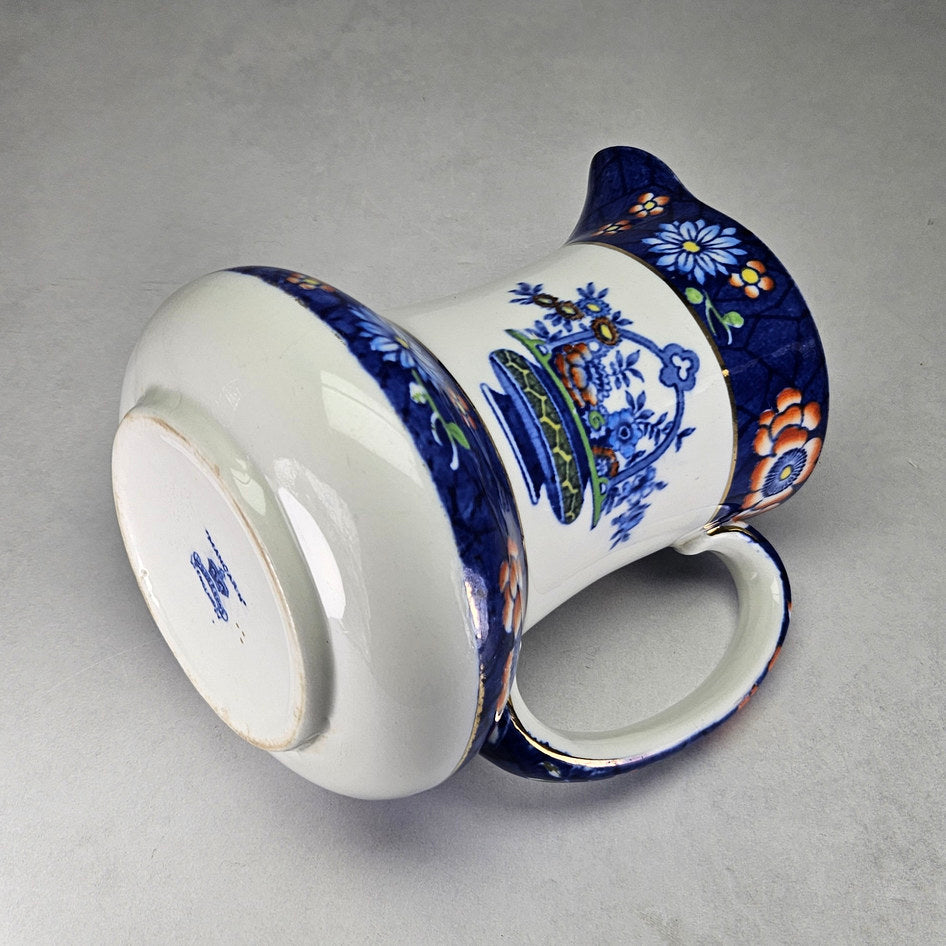 Wood and Sons Mancarn jug with close floral and border details