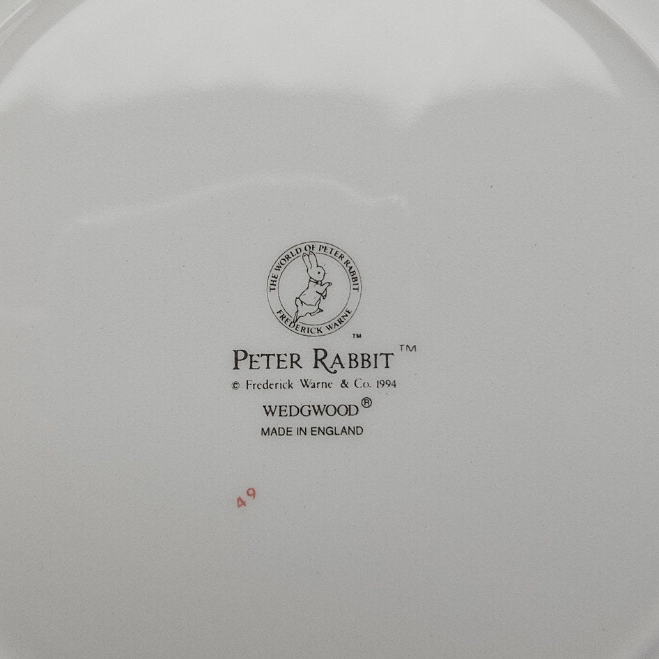 Wedgwood Peter Rabbit 1995 Birthday Plate