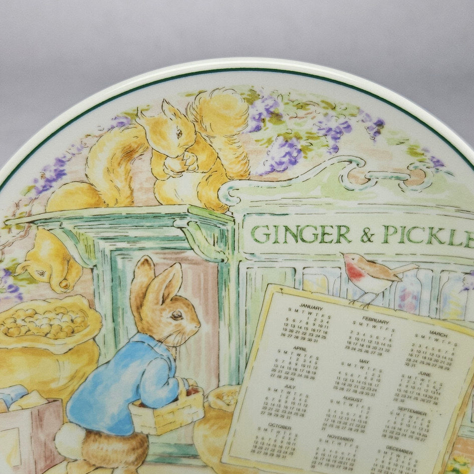 Wedgwood Peter Rabbit 2003 Calendar Plate